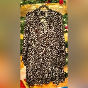 Suzanne Betro Leopard dress